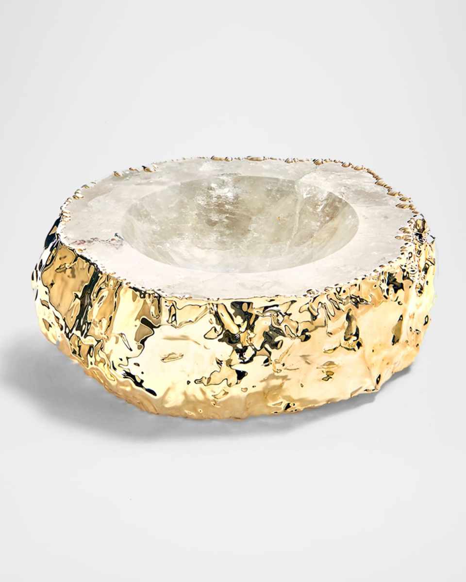 Cascita Crystal & Gold Bowl